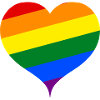 The rainbow heart;)
