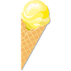 Kugel Vanille Eis Geschenk Idee