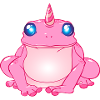 Unicorn tudse frøer Pink