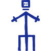 Highlander stick figures