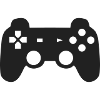 Schwarzer Spielkonsolen Controller Geschenk Idee