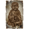 Buddhist monk - antique style