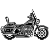 Chopper / motorcycle 06_black white