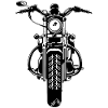 Chopper / motorcycle 07_black white