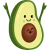 Pregnant avocado - pregnancy - baby family
