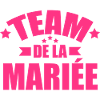 team de la mariée