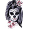 Muerta meksikanske maske hodeskalle tatovering gave