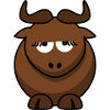 Sleeping Bull Cartoon