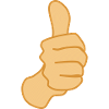 Thumbs Up Symbol Positive