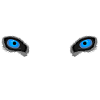 Deep Blue Wolf Eyes