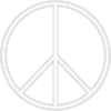 Peacesign Outline White
