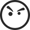 Smiley angry