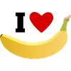 I love bananas