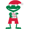 Weihnachtsfrosch