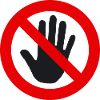 anfassen verboten