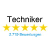 Techniker mit Bewertung