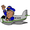 Plane with pilot