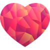 coeur rose