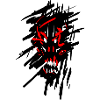 Devil horror graffiti