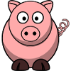 Rosa Schweinchen