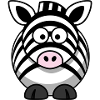 Zebra,Tier,Comic