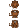 3 singes