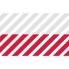 Drapeau rayé Pologne