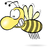 grinse-biene
