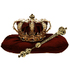 Crown and scepter