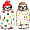 Cuddly sloths