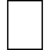 Mathématiques - icône rectangle
