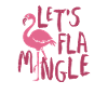 Let's flamingle - Flamingo Shirt