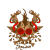 Skull with roses