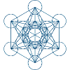 Metatron's Cube - blue