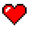 Pixel Herz Videospiel Geschenk
