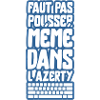 mémé dans l'azerty t-shirt geek