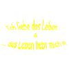 Ich-liebe-das-Leben-gelb
