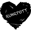 Kohlen Herz mit Ruhrpott Schriftzug
