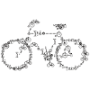 Bicycle wheel accessory wheel for cyclist gift