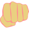 Clenched Fist Illustration Punch #