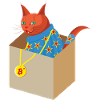 Kater Karl dans la boîte