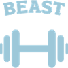 Beast. Paar. Gym. Heben