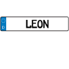 Leon cadeau plaque