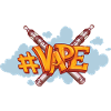 Vaper with smoke