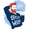 Vaperguy with wild lifestyle