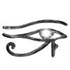 Œil Horus gris