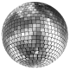 Disco ball mirror ball