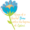 Flowers grow slower than weeds
