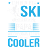 Ski fahrender Papa/Vater