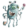 Funny monster af det dybe hav